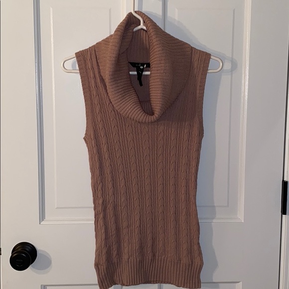 BCBGMaxAzria Tops - Mock turtle neck sweater tank top